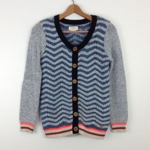 Anthropologie Stripe Chevron Boho Cardigan Sweater